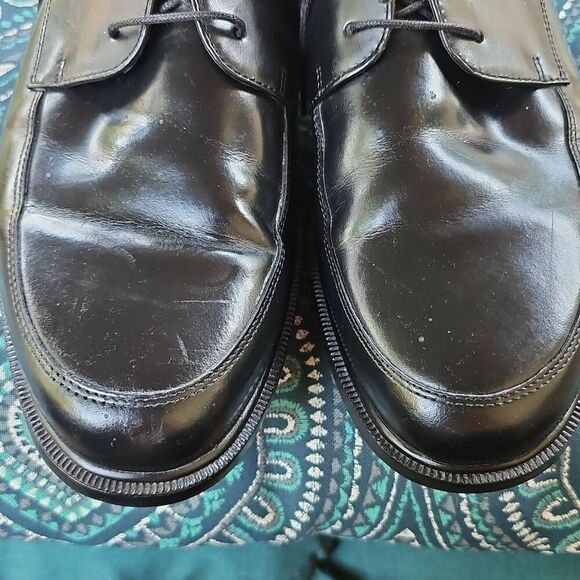 Rockport Mens Black Dress Shoes. Size 10.5 - Picture 4 of 10